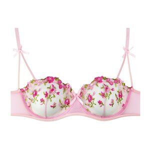 In Love Floral Embroidered Bra